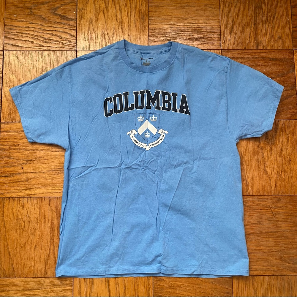 Champion Columbia University T-Shirt in Columbia Blue (Size XL)